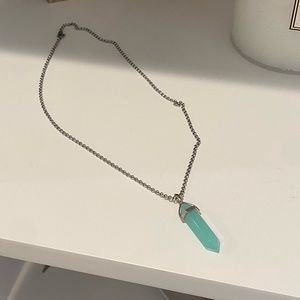 Turquoise Crystal Necklace